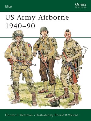 cover image of US Army Airborne 1940&#8211;90